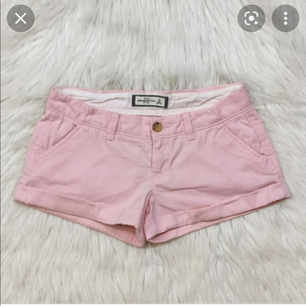 Like new like Abercrombie light pink shorts